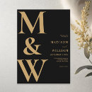 Search for tan and black invitations Modern