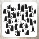 Search for black cat barware Black and white