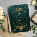 Search for royal green wedding invitations Gold