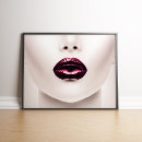 Search for red lips posters Girly