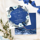 Search for royal blue and gold quince invitations Calligraphy