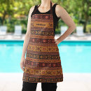 Search for tribal pattern aprons Geometric
