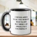 Search for funny nurse mugs Best
