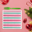 Search for vintage christmas napkins Stripes