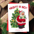 Search for naughty santa christmas cards Victorian