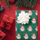 Search for claus wrapping paper Green