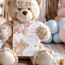Search for teddy bear birthday invitations Girls
