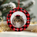 Search for buffalo check christmas tree decorations Tartan