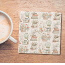 Search for mushroom coasters Watercolor