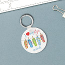 Search for flip rounded key rings Watercolor