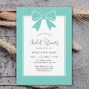 Search for teal blue bridal shower invitations Vintage