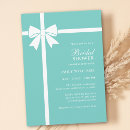 Search for teal blue bridal shower invitations Vintage