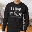Search for husband and wife hoodies I love my wife