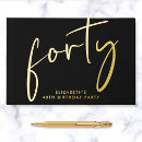 Search for 40th birthday guest books Forty