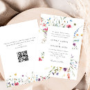 Search for wild flower wedding invitations Wildflowers