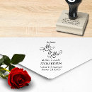 Search for future mr and mrs rubber stamps Modern elegant