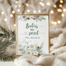 Search for evergreen posters Christmas baby shower