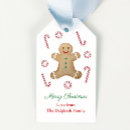 Search for christmas kids gift tags Gingerbread
