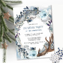 Search for blue and silver christmas invitations Festive