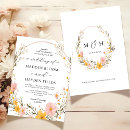 Search for dried floral rustic wedding invitations Abstract