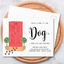 Search for house dog invitations Change of address
