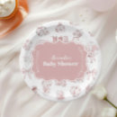 Search for pink toile plates Elegant