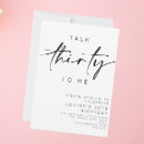 Search for talk thirty to me invitations Black and white