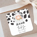 Search for cow thank you stickers Holy cow birthday