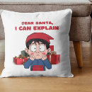 Search for dear santa cushions Holiday humour