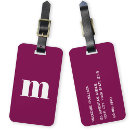 Search for wine luggage tags Typography