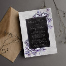 Search for purple gothic wedding invitations Black and purple