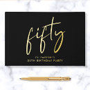 Search for 50th birthday guest books Modern