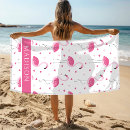Search for pink flamingo beach towels Pattern