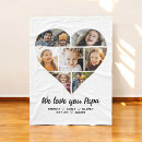 Search for fathers day photo blankets Elegant