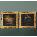 Search for 18 years invitations Black and gold