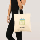 Search for trashed bags Garbage can