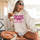 Search for happy new year womens hoodies 2025