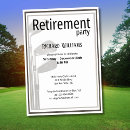 Search for black golf invitations Party