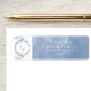 Search for periwinkle return address labels Dusty blue
