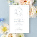 Search for dusty blue invitations Elegant