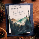 Search for nature inspired wedding invitations Mountain