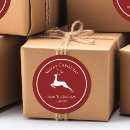 Search for elegant reindeer stickers Red