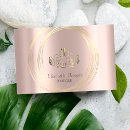 Search for crown business cards Rose gold