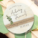 Search for eucalyptus wedding stickers Names couple