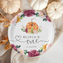 Search for fall birthday paper plates Girl