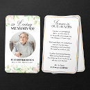 Search for memorial for funerals cards Family
