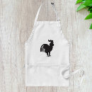 Search for bird silhouette aprons Black