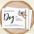 Search for dog moving announcement cards Cute