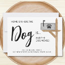 Search for dog moving announcement cards Cute