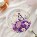 Search for purple butterfly plates Whimsical